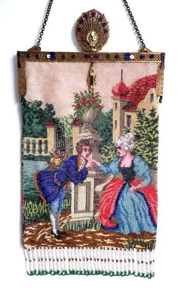 Figural Beaded Purse