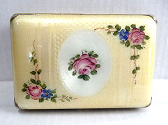 Enamel Guilloche Cigarette Case
