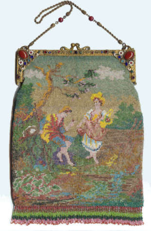 Figural Beaded Purse