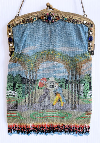 Figural Beaded Purse