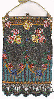 Floral Beaded Purse