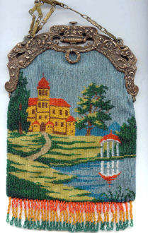 Scenic Beaded Purse
