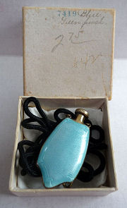 Figural Sterling Cut Crystal Perfume