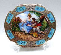 Italian Figural Compact