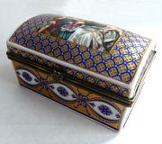 Figural Porcelain Dresser Box