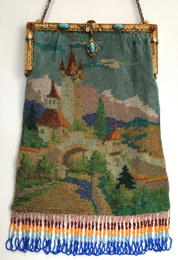 Scenic Beaded Purse