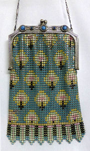 Jeweled Mesh Purse
