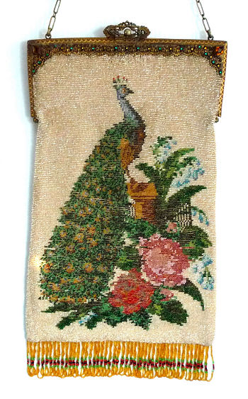 Figural Beaded Purse