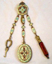Enameled Chatelaine