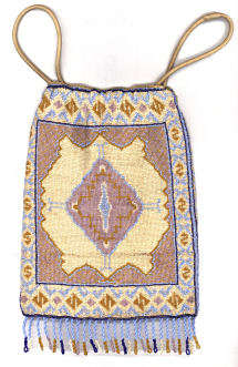 Carpet Design Beaded Purse