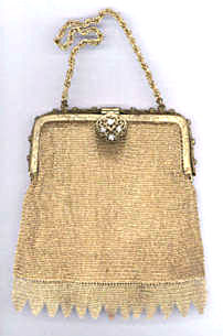 Gold Mesh Purse