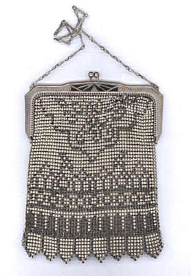 Whiting and Davis Beadlite Mesh Purse