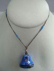 Figural Enamel Guilloche Ball Watch