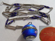 Bucherer Enamel Guilloche Ball Watch