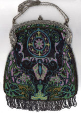Carpet Design Beaded Purse