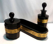 Black Amethyst Vanity Set