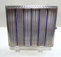 Sterling Silver Cigarette Case