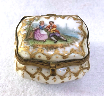 Sevres Cherub Powder Jar