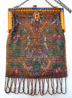 Figural Beaded Purse