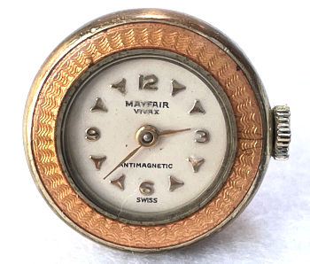 Enamel Guilloche Pendant Watch