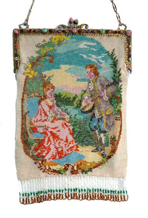Figural Beaded Purse