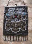 Scenic Castle Beaded Purse