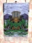Scenic Beaded Purse with Greek Amphitheatre