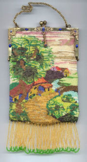 Scenic Beaded Purse