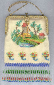 Figural Beaded Purse