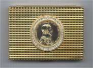 Hattie Carnegie Jeweled Figural Compact