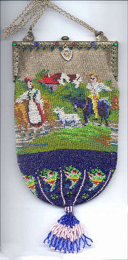 Figural Beaded Purse