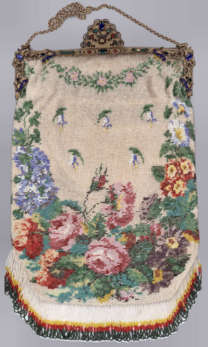 Floral Beaded Purse