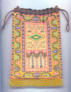 Carpet Design Beaded Purse