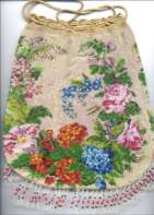 Floral Micro-Beaded Purse