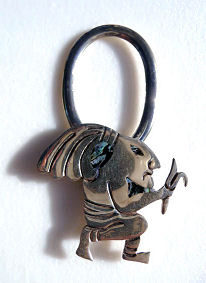 Sterling Silver Keyholder signed Taxco