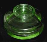 New Martinsville Powder Jar with Rouge Pot