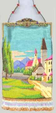 Scenic Beaded Purse