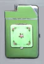 Marathon Compact/Lighter/Rouge/Cigarette Case Combo