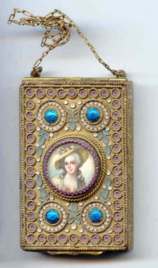 French Compact Portrait on Ivory