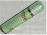Mint Green Enamel Guilloche Petite Purse Perfume