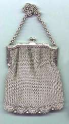 Child's Silver Mesh Purse