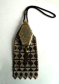 Whiting and Davis Mesh Vanity Purse