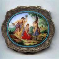 RARE Decadent Scene "Cupid in Distress" with Nymphs