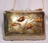 Rare Aluminum and Bronze Art Nouveau Purse