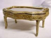 RARE Volupte'   'Petit Boudoir' Dressing Table Figural Compact with Collapsible Legs