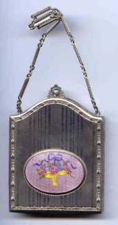 enamel Guilloche Vanity Case