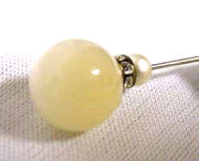 Floating Opal Jeweled Hatpin