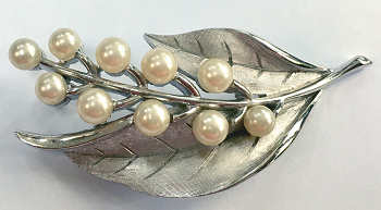 Trifari Jeweled Brooch