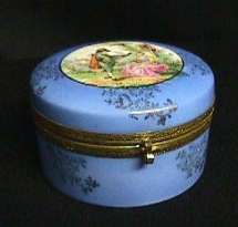 Porcelain Hand-Painted Dresser Box