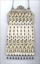 Mandalian Mesh Purse with Black Dangles, Mint Condition